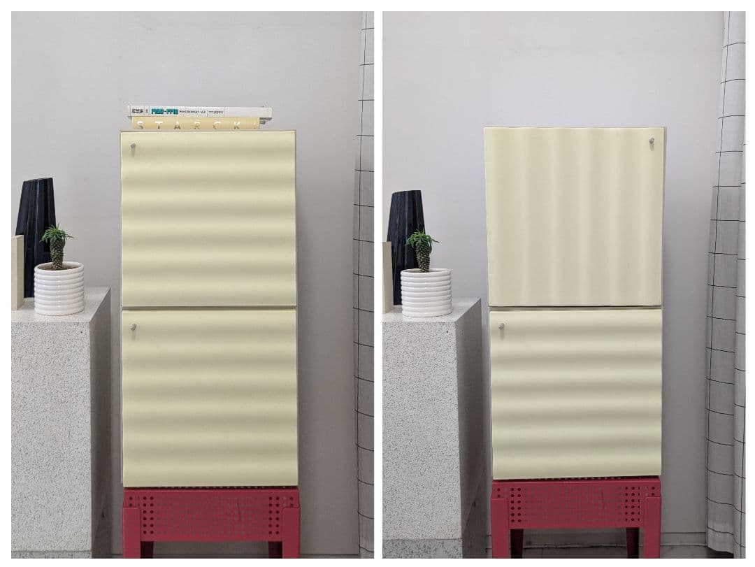 80−90 ヴィンテージ プラスチック キャビネット 2個セット ポストモダン