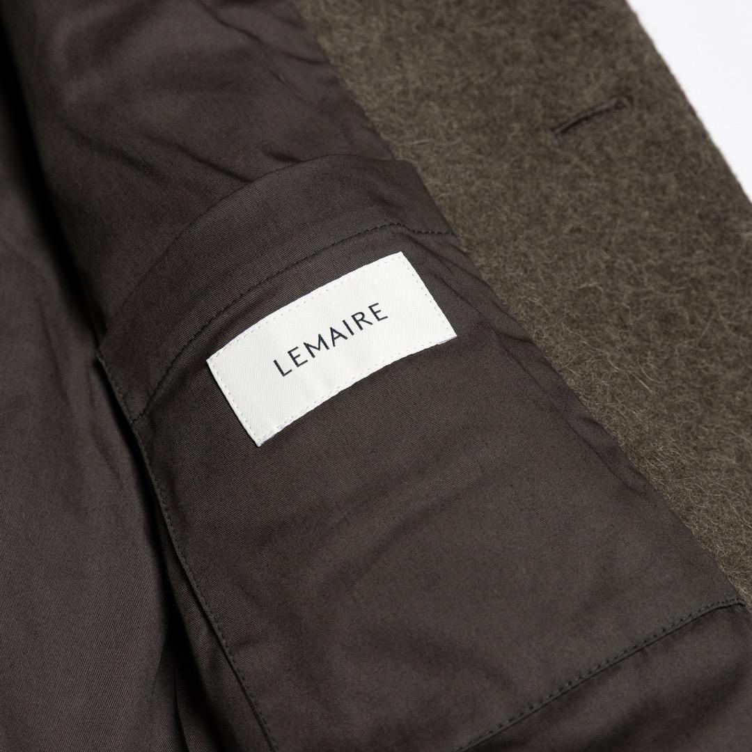 ジャケット・アウター LEMAIRE SHORT ASYMMETRICAL BATHROBE COAT