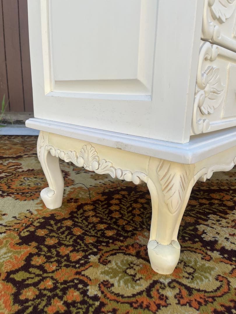 チェスト 姫系 ロココ調 白家具 インテリア アンティーク 箪笥