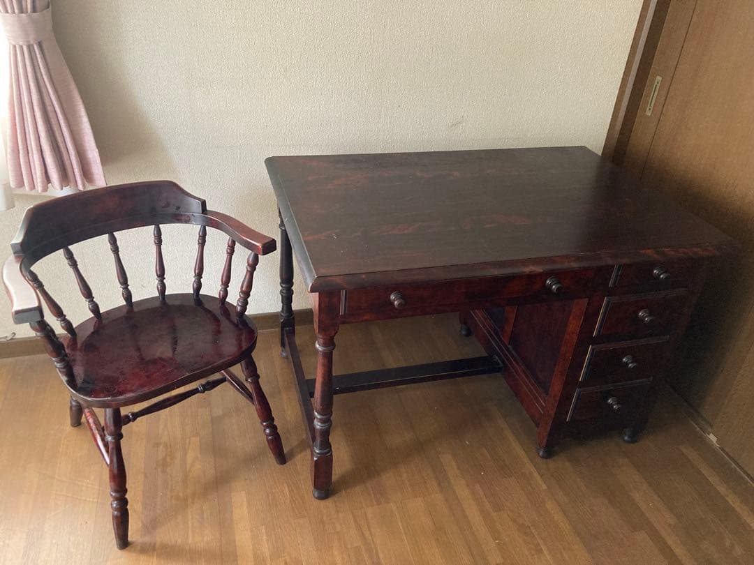 し*ょ様 【デスク】九州民芸家具　文机とアームチェアのセット