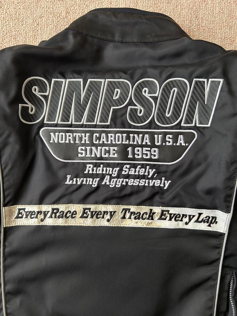 最終値下げ‼️ SIMPSON ブラックジャケット Lサイズ