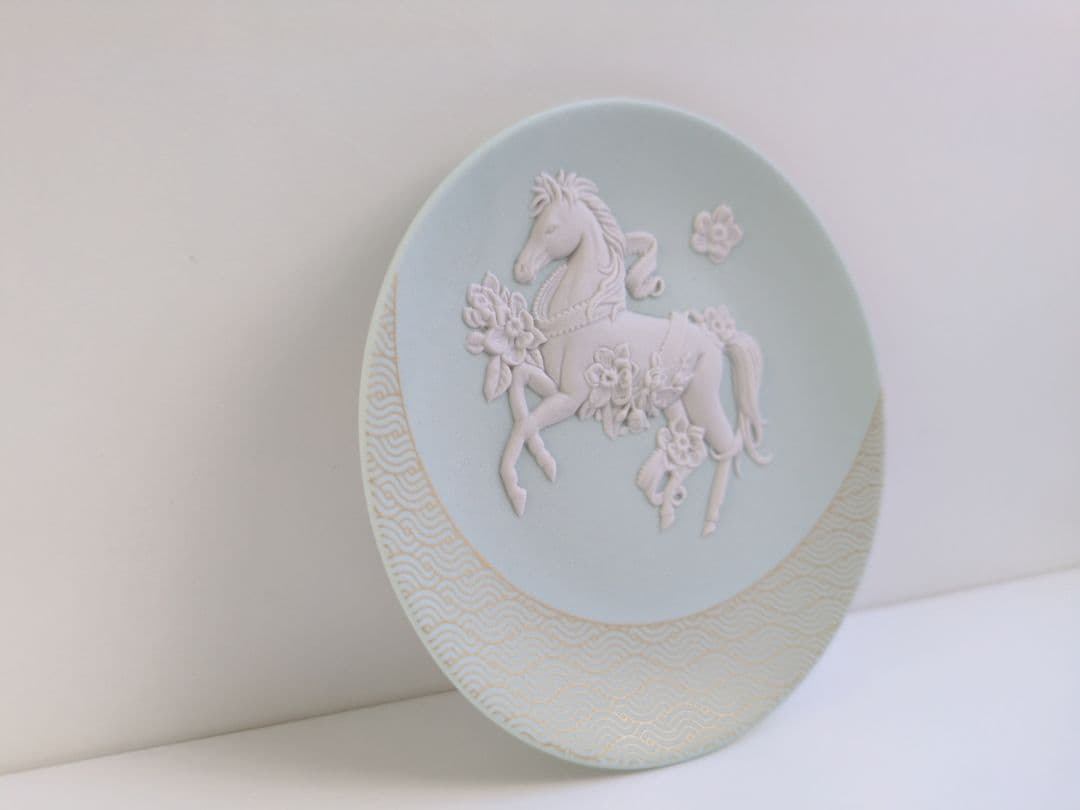 ◇訳あり◇完売品　ウェッジウッド　干支トレイ　馬