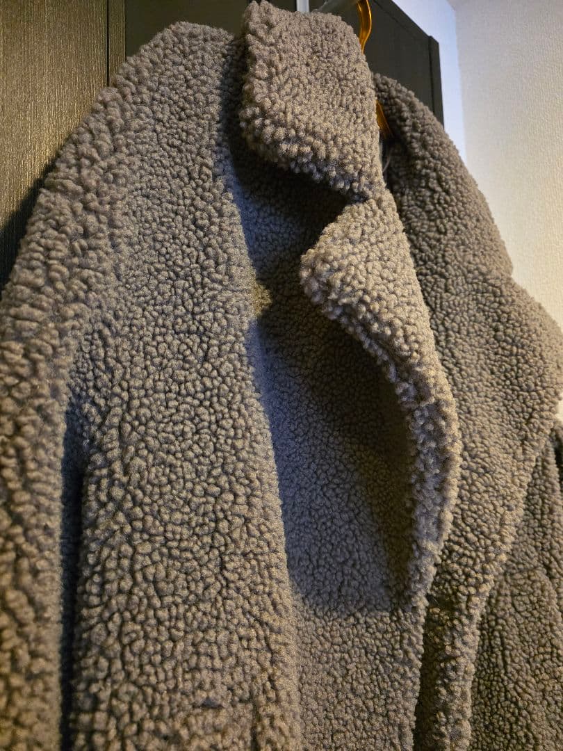 ZARA大人気完売品！ダブルブレスト フェイクファーコート 美品!♥