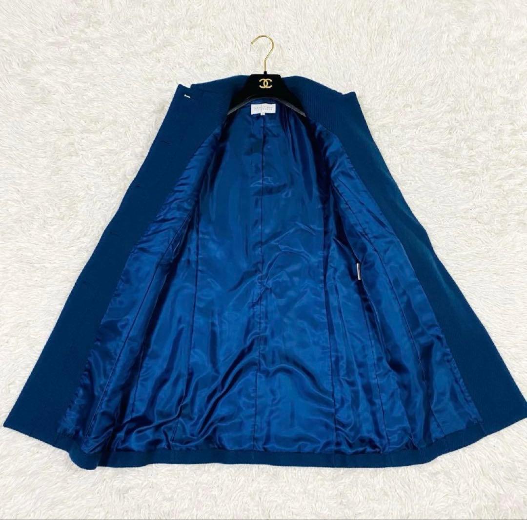 美品✨ マッキントッシュフィロソフィー　アンゴラ混　ウールコート　比翼仕立て