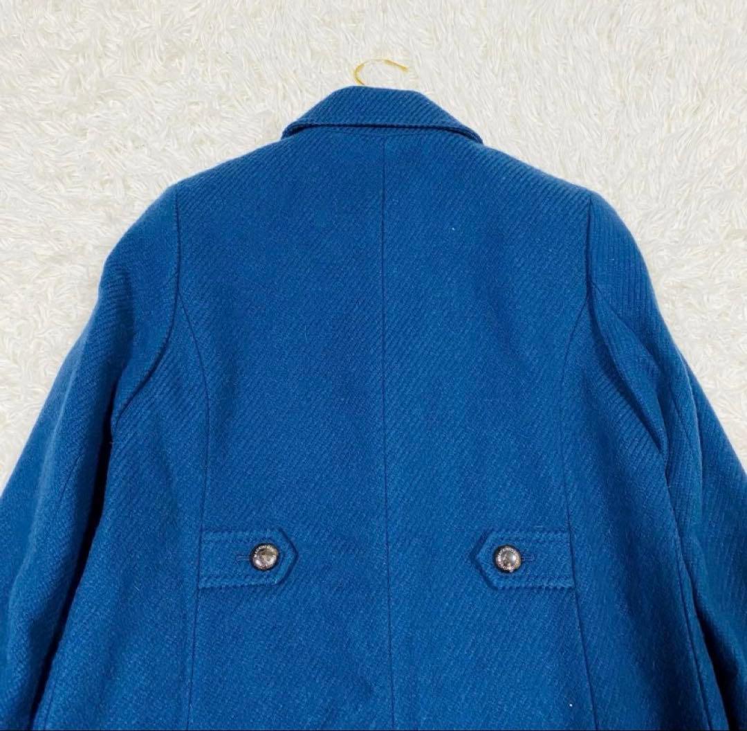 美品✨ マッキントッシュフィロソフィー　アンゴラ混　ウールコート　比翼仕立て