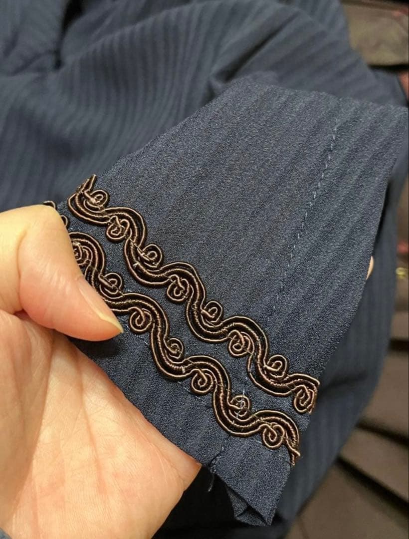 オッズオン 和風 和柄使いベストワンピース