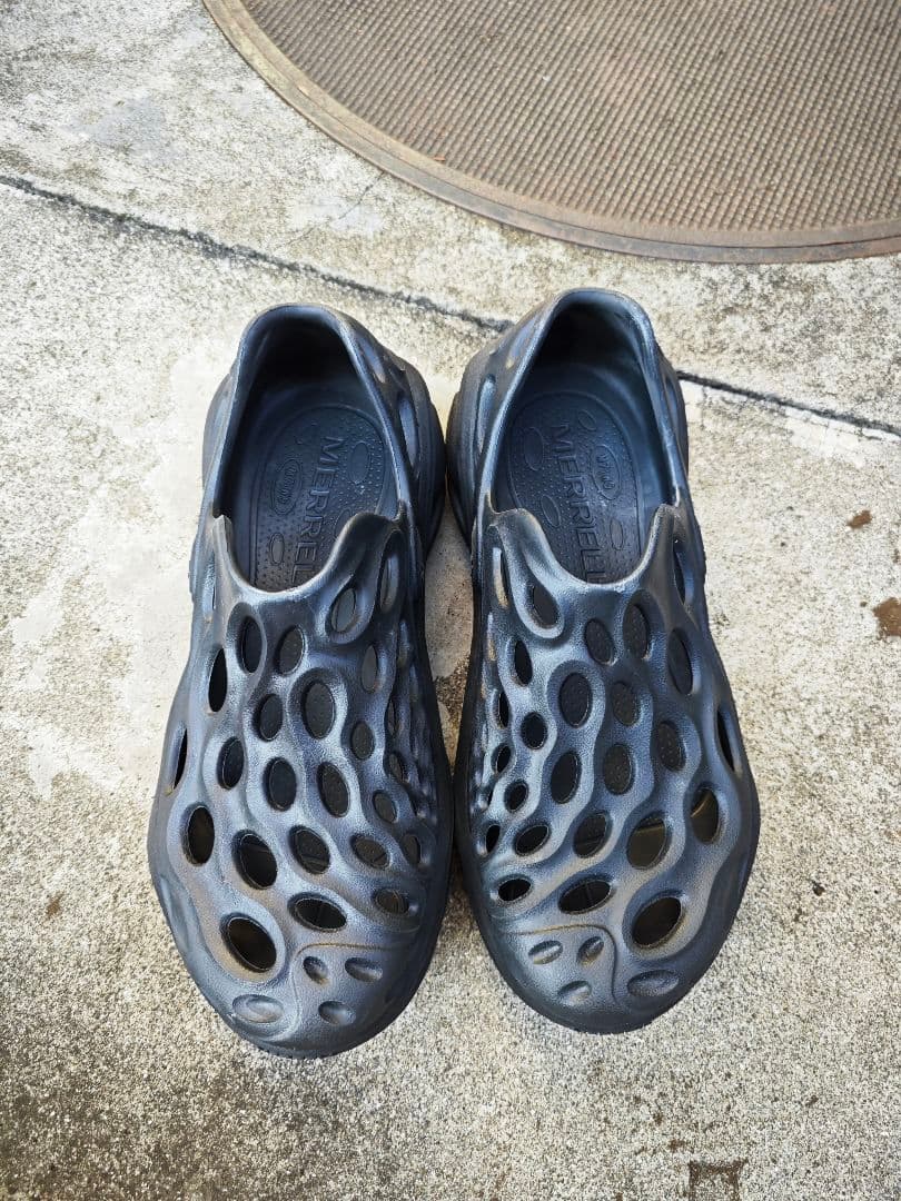 MERRELL メッシュサンダル ブラック 25CM