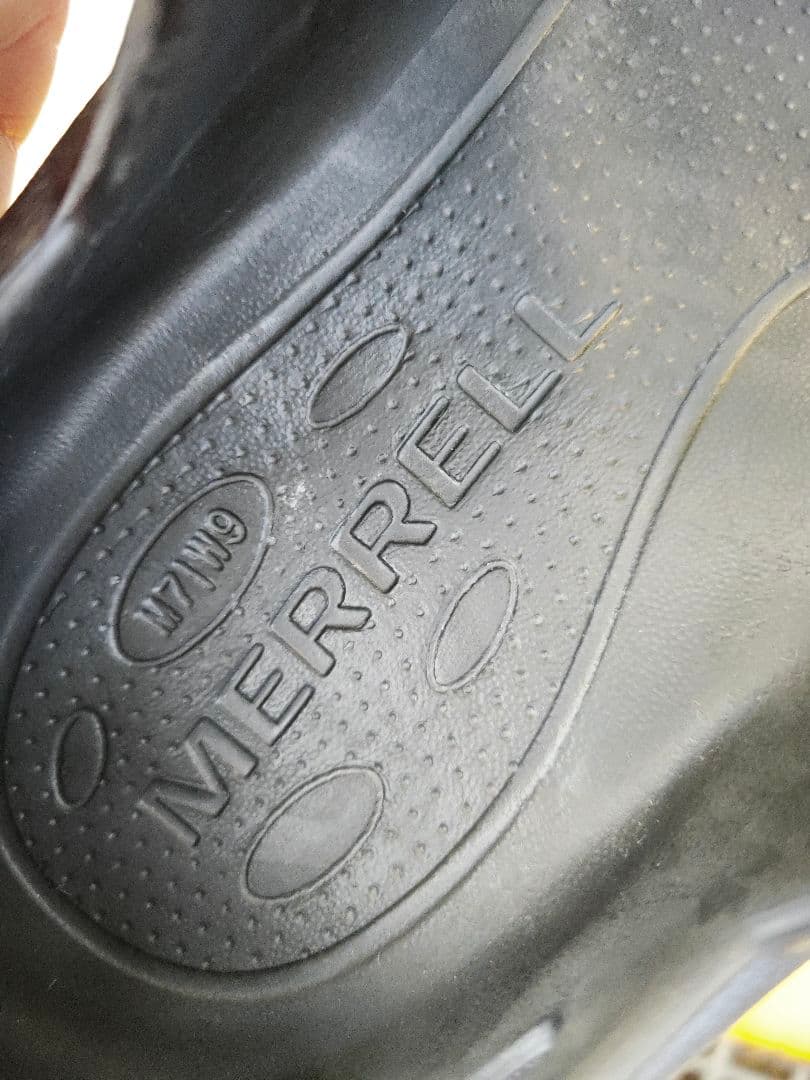 MERRELL メッシュサンダル ブラック 25CM