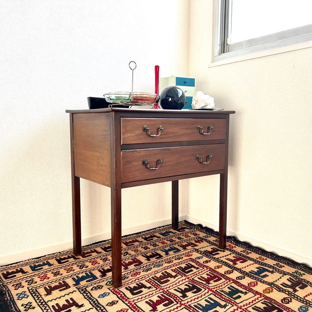 【UK Vintage】 ビンテージ 2段チェスト