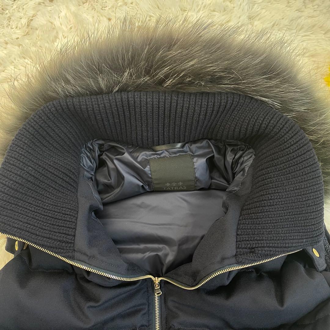 未使用級 希少 大きいサイズ タトラス ルセラ ダウンベスト ウール3way