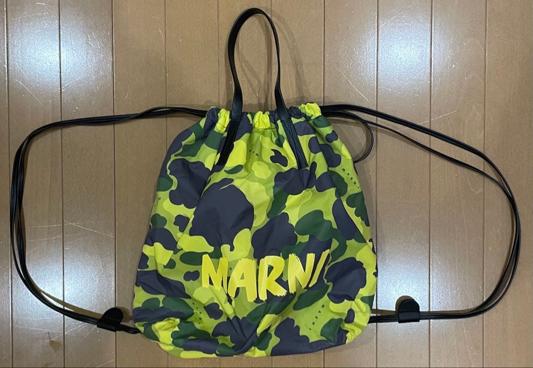 MARNI Camo Bag マルニ　迷彩　ナップサック　トートバック　3way