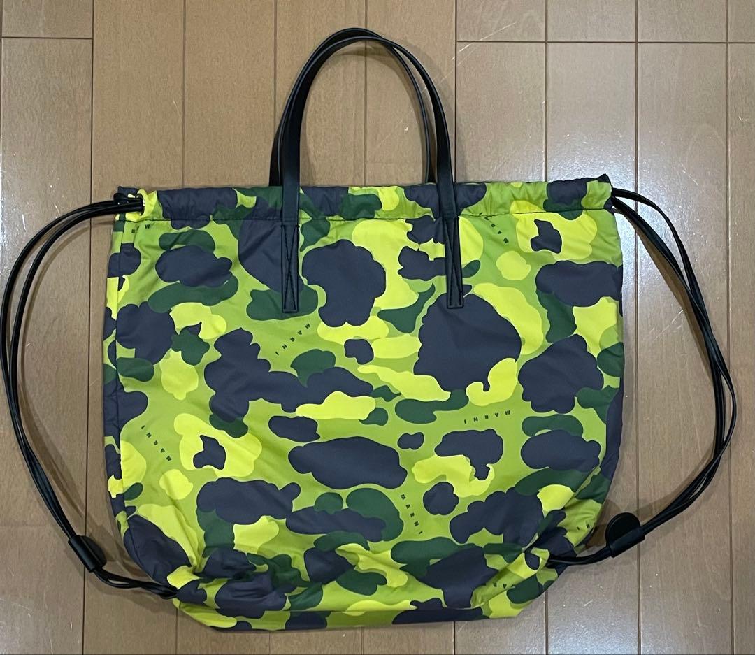 MARNI Camo Bag マルニ　迷彩　ナップサック　トートバック　3way