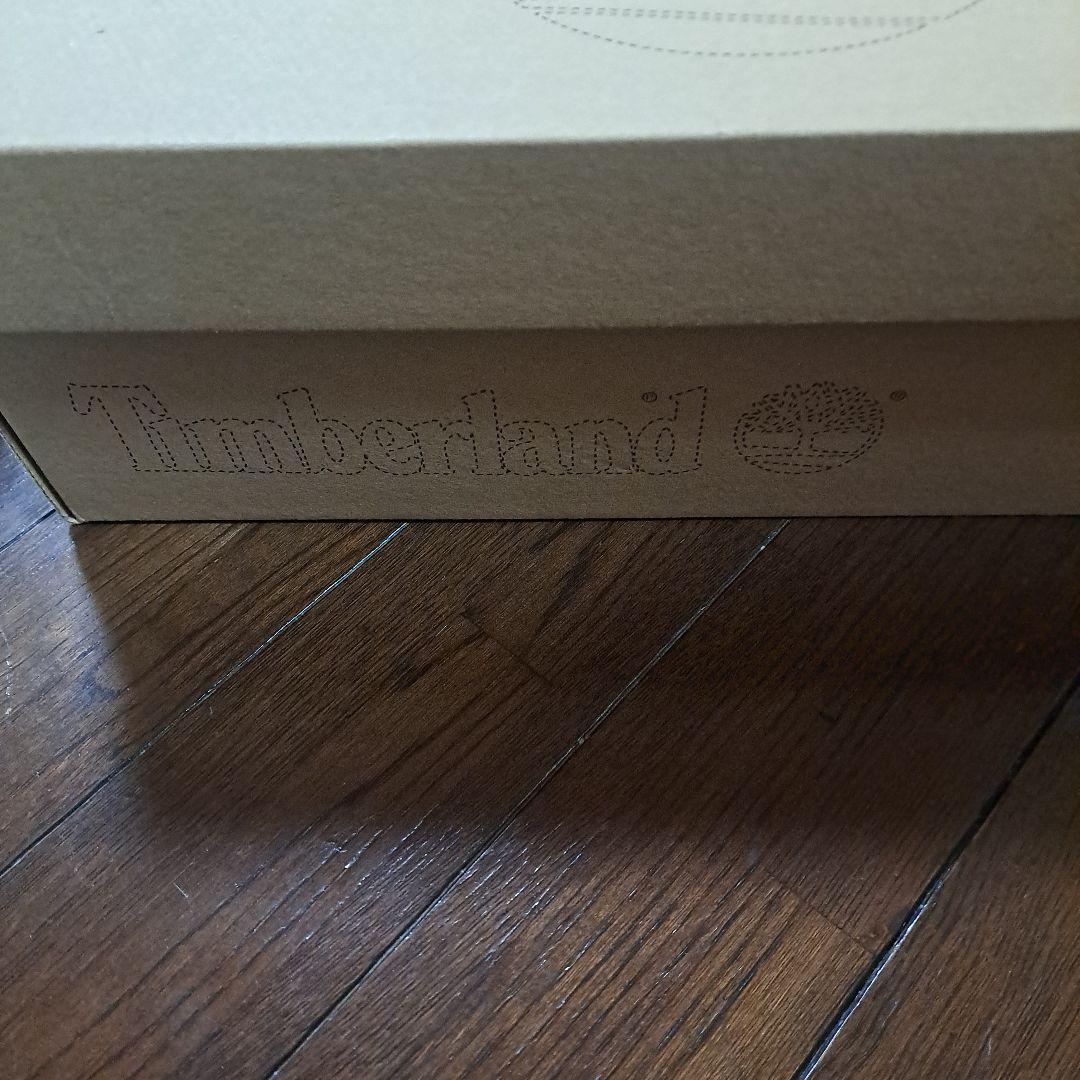 ティンバーランド、ホワイトレザー デッキシューズ