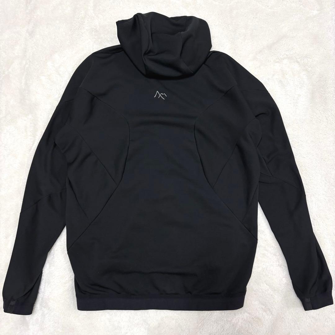 7mesh セブンメッシュ キャラハンフーディ 黒 パーカー