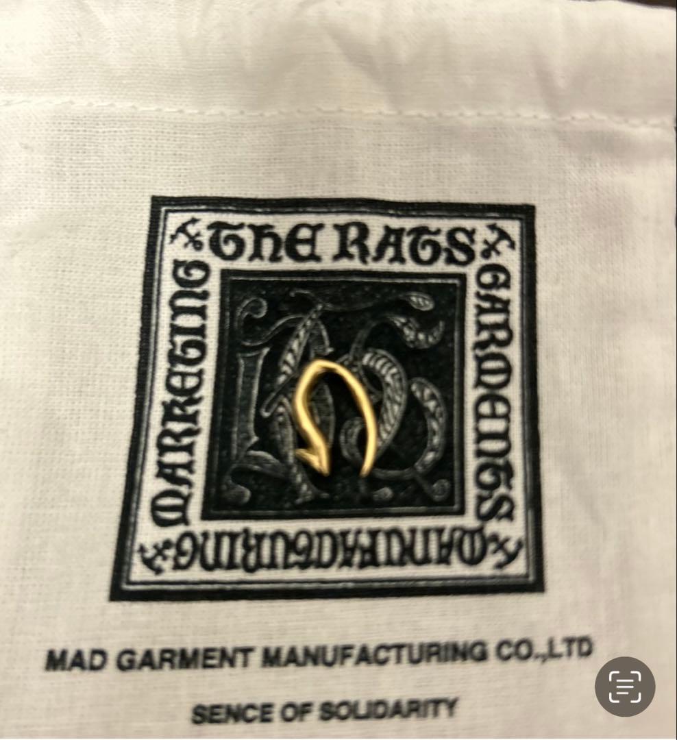 【本日限定値下】RATS TAIL EARRINGS 18K GOLD