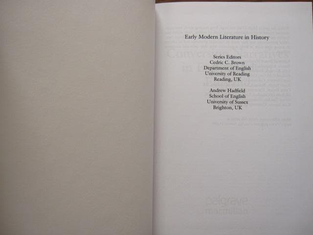 洋書 Conversion Narratives in Early Modern En