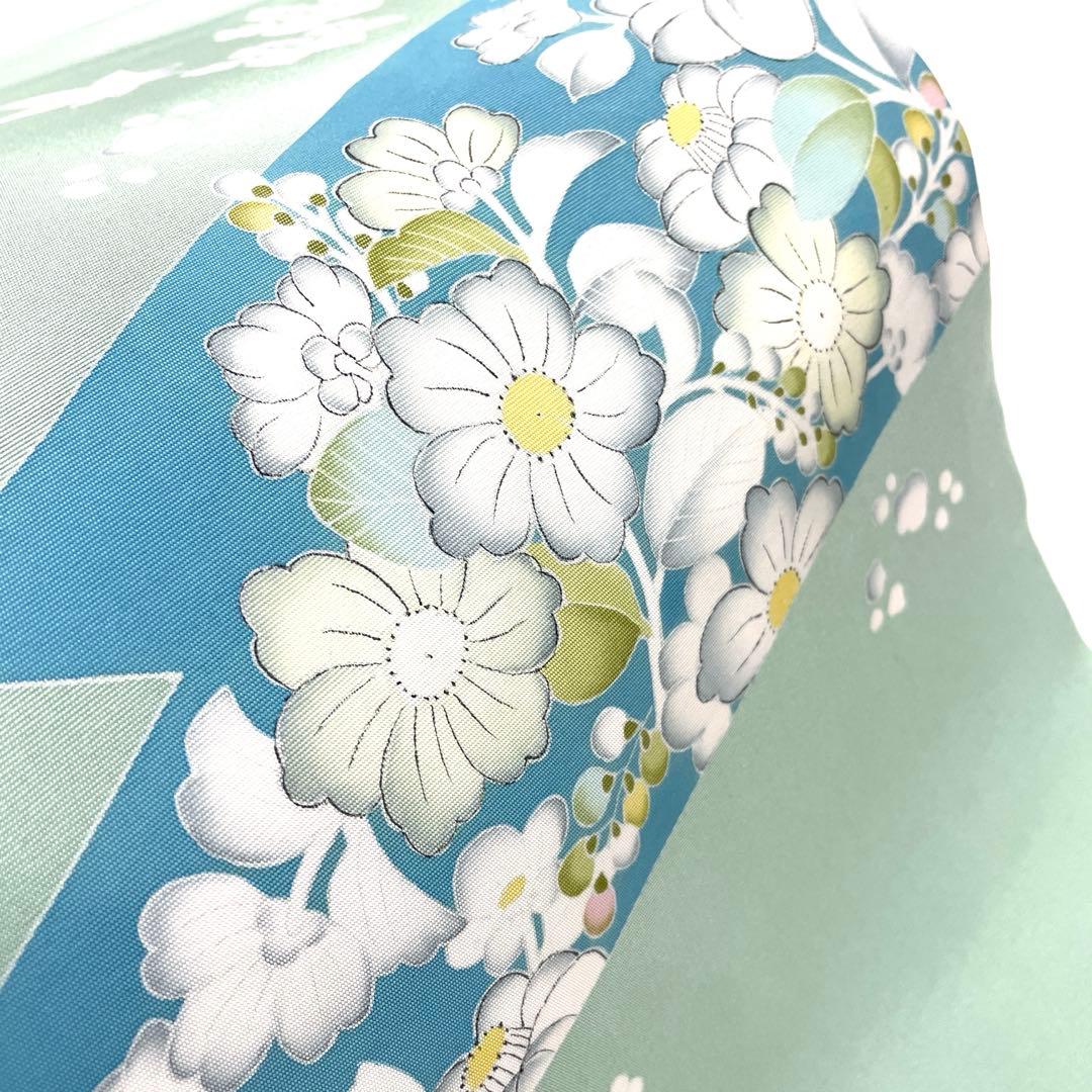 専用帯6261●高級 正絹 落款 作家物 塩瀬 友禅 名古屋仕立て名古屋帯辻ヶ花