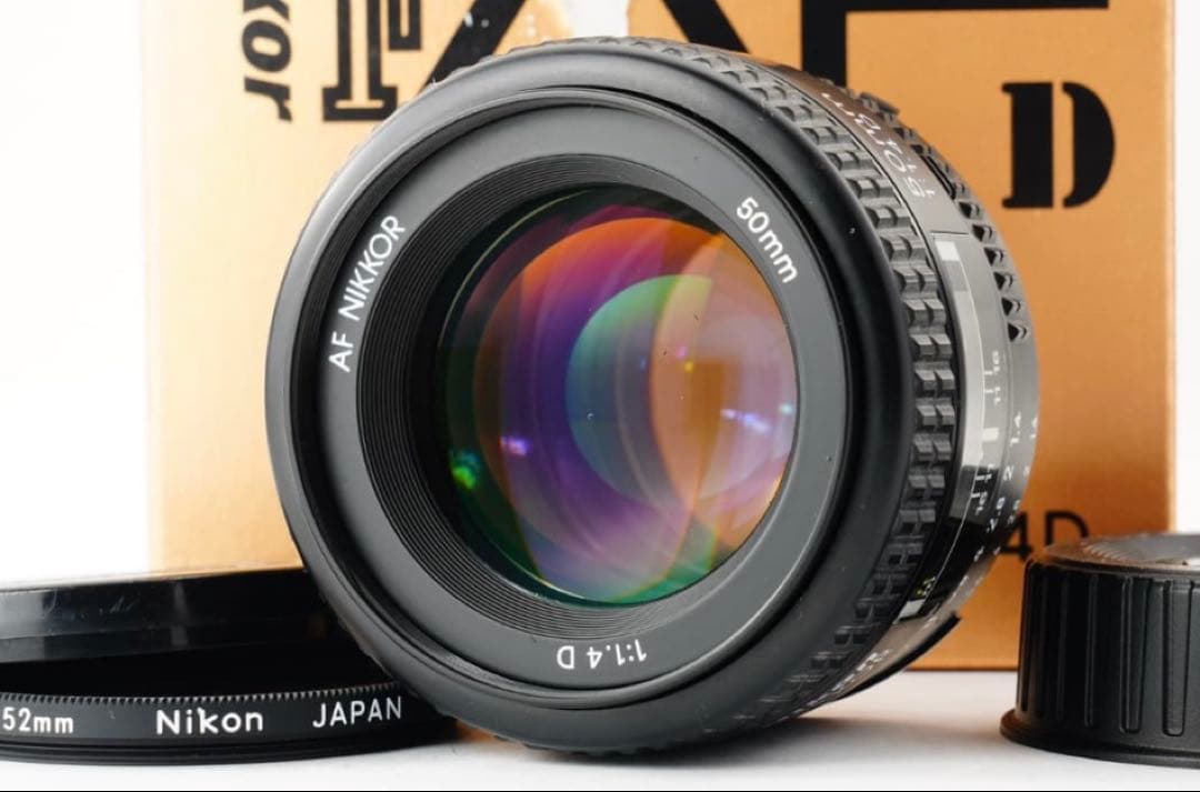 【極美品】動作◎ AI AF Nikkor 50mm F1.4 D エモ写真