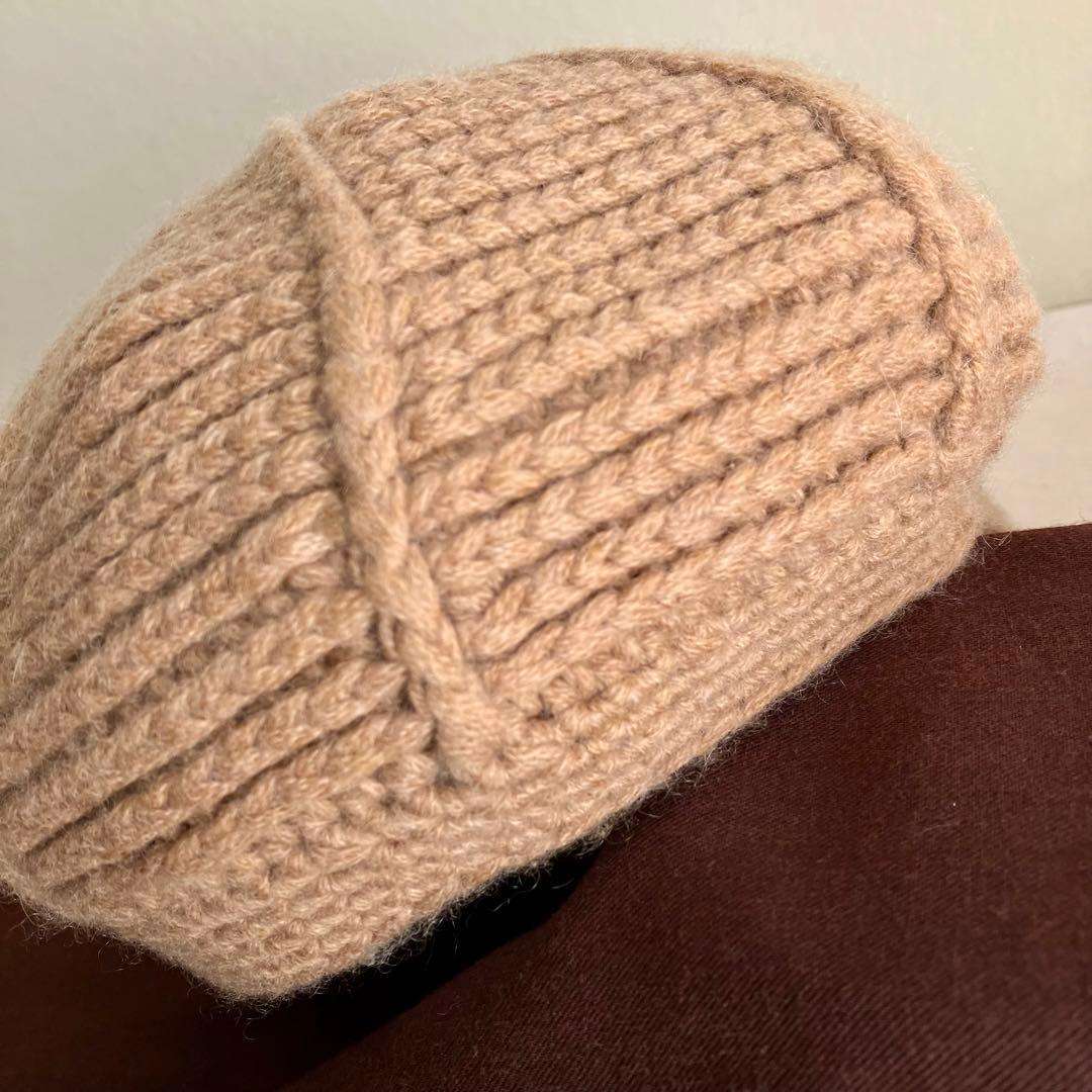 BVLGARI ブルガリ キャスケット カシミヤ 100% CASHMERE