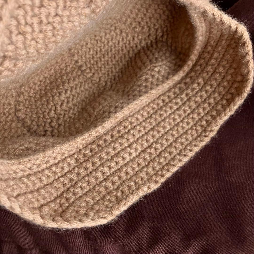 BVLGARI ブルガリ キャスケット カシミヤ 100% CASHMERE