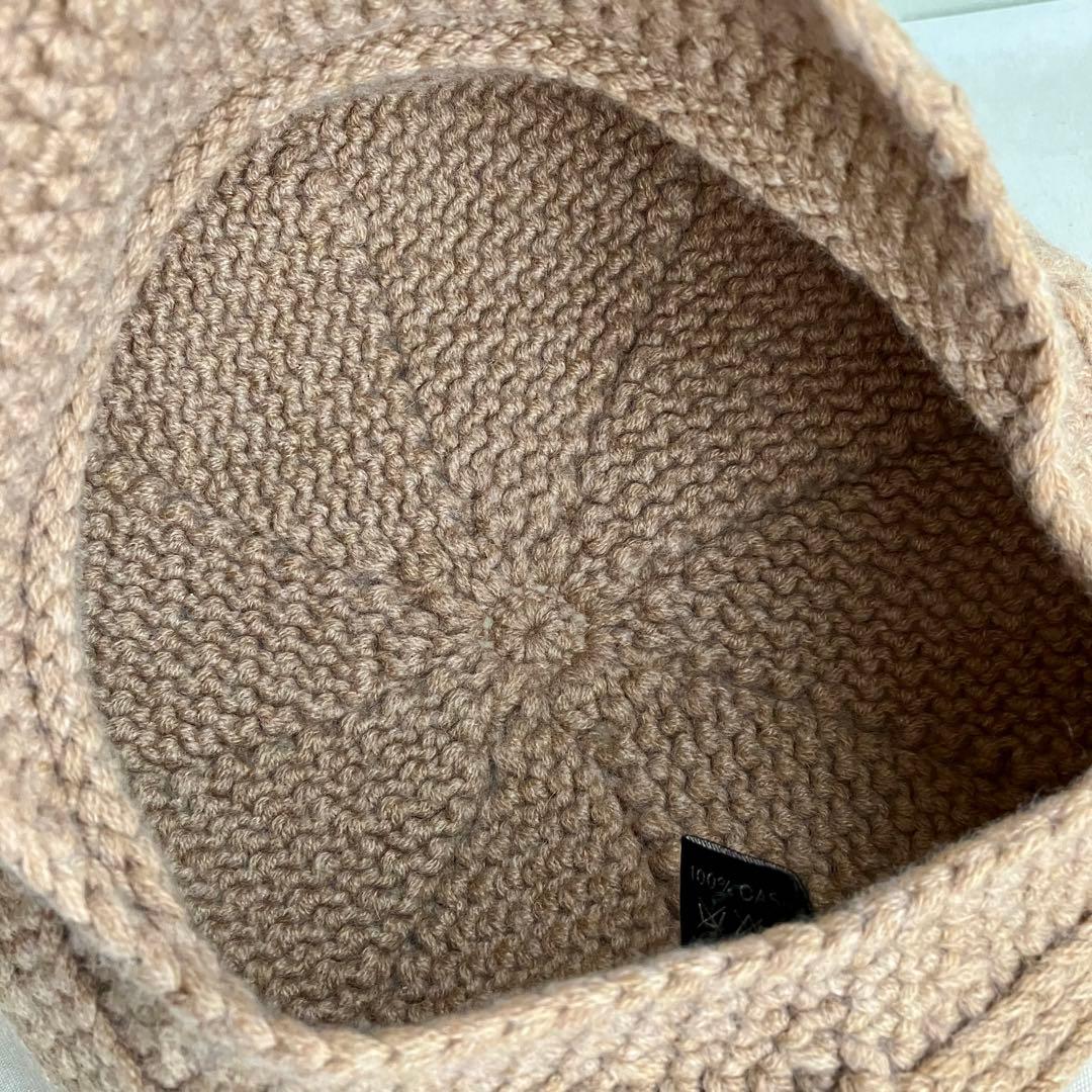 BVLGARI ブルガリ キャスケット カシミヤ 100% CASHMERE