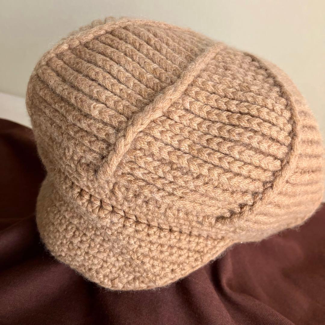 BVLGARI ブルガリ キャスケット カシミヤ 100% CASHMERE