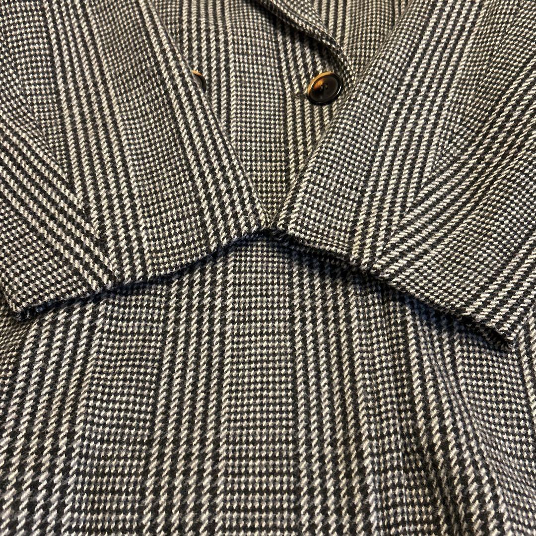 【美品】ジャーナルスタンダードレリューム ダブルカラーチェックコート　茶　36
