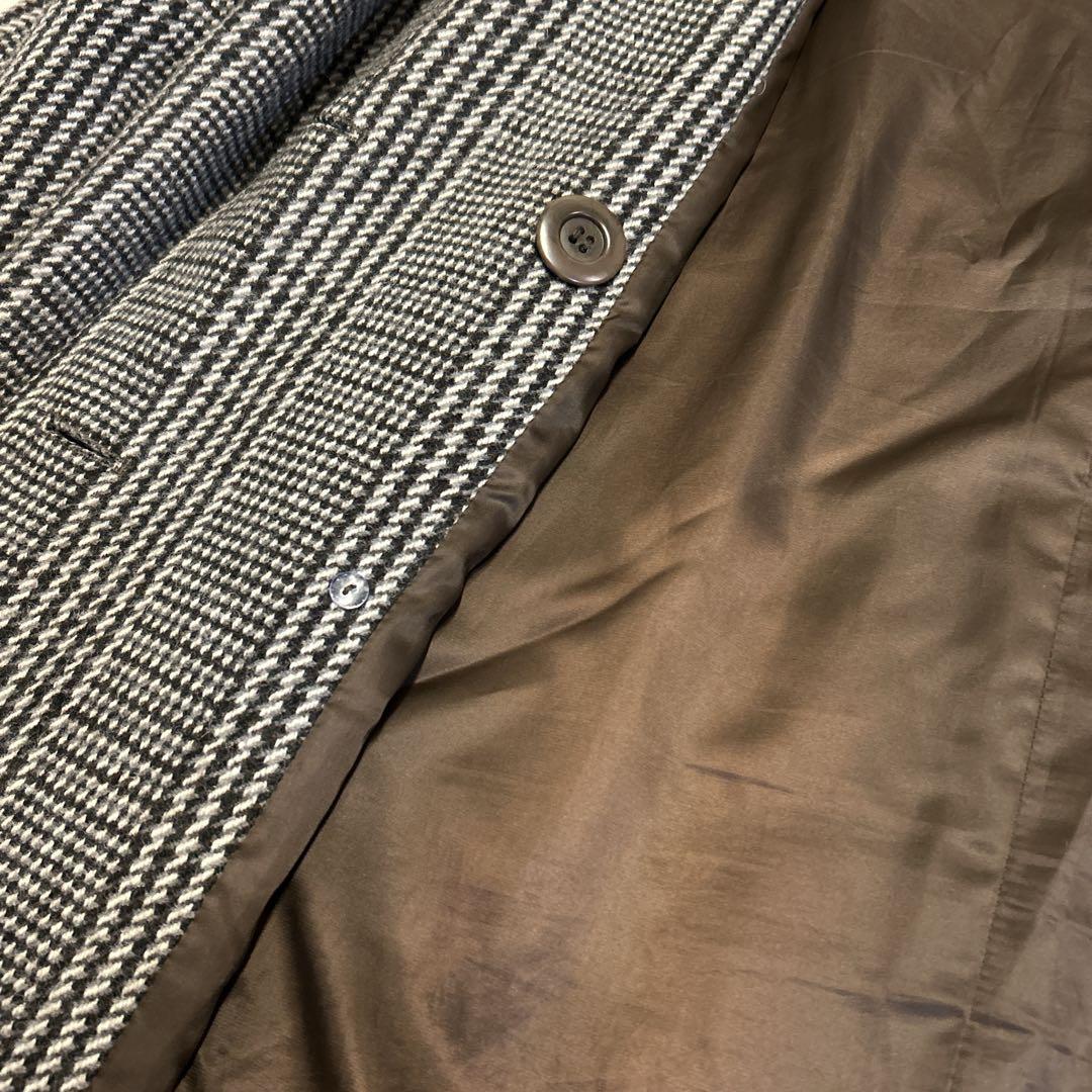 【美品】ジャーナルスタンダードレリューム ダブルカラーチェックコート　茶　36