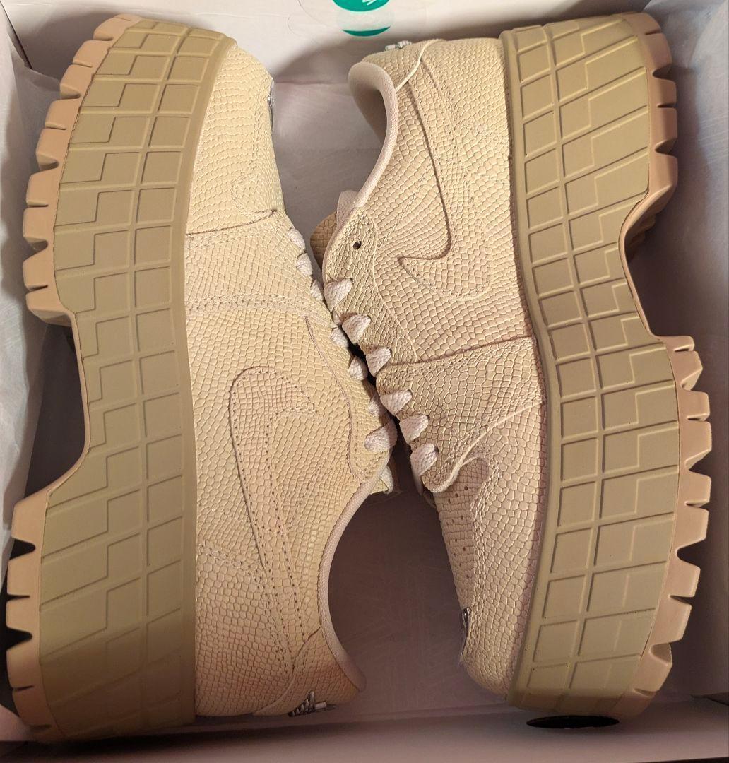 24㎝ ナイキ エア ジョーダン 1 ブルックリン ロー HF3184 厚底