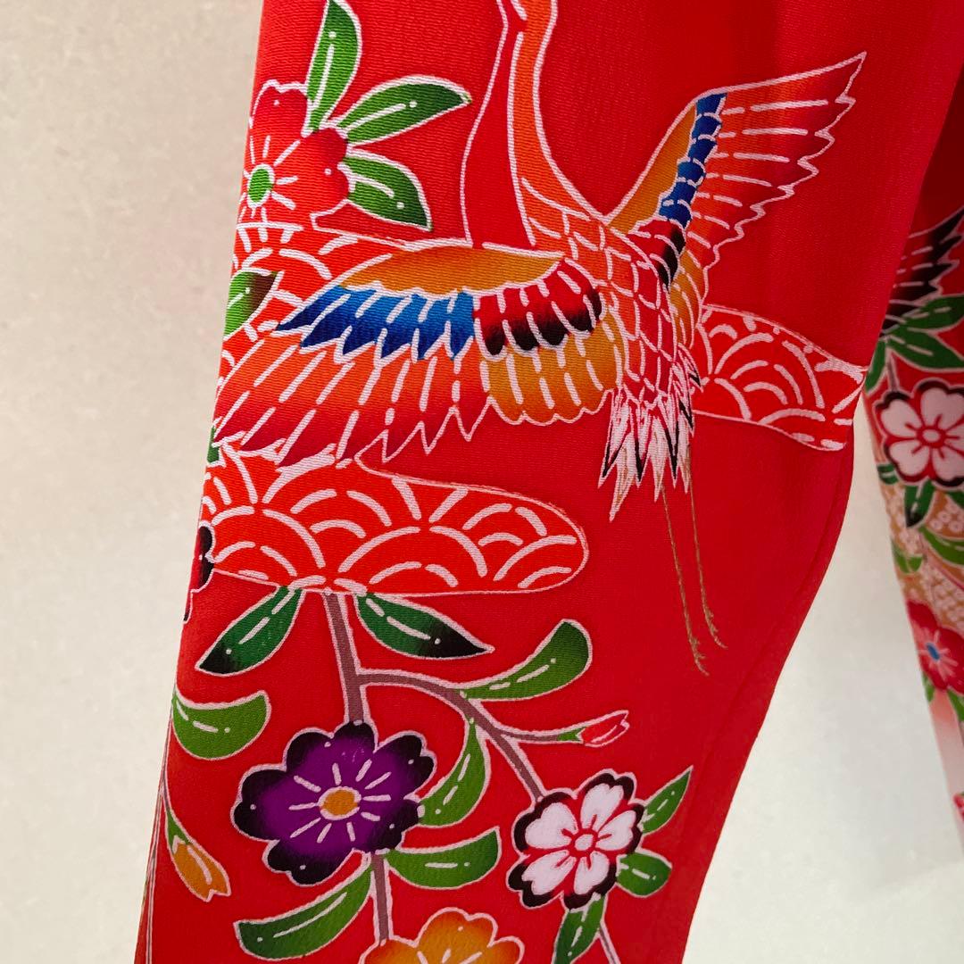 【1076】かわいい　チュニック　ストール付き　女児祝い着