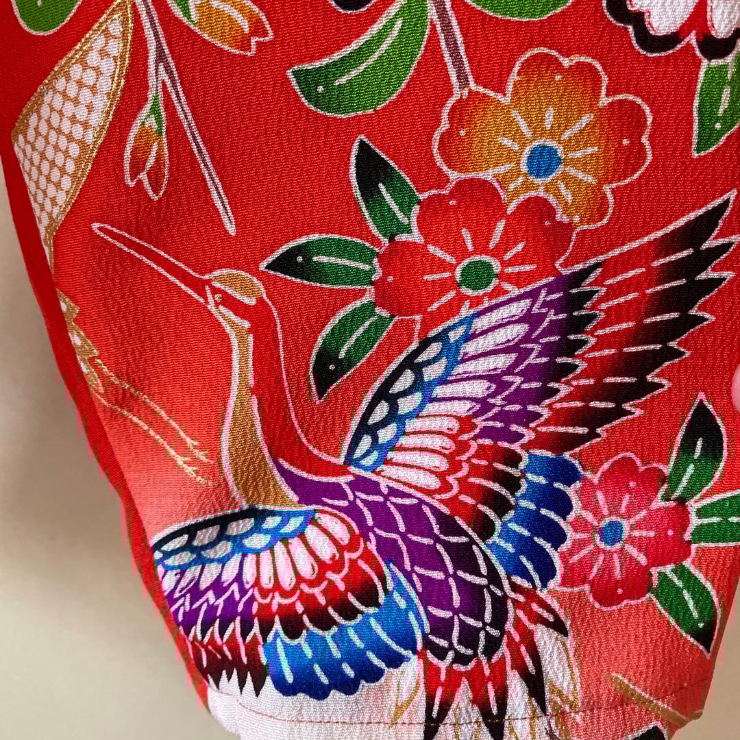 【1076】かわいい　チュニック　ストール付き　女児祝い着