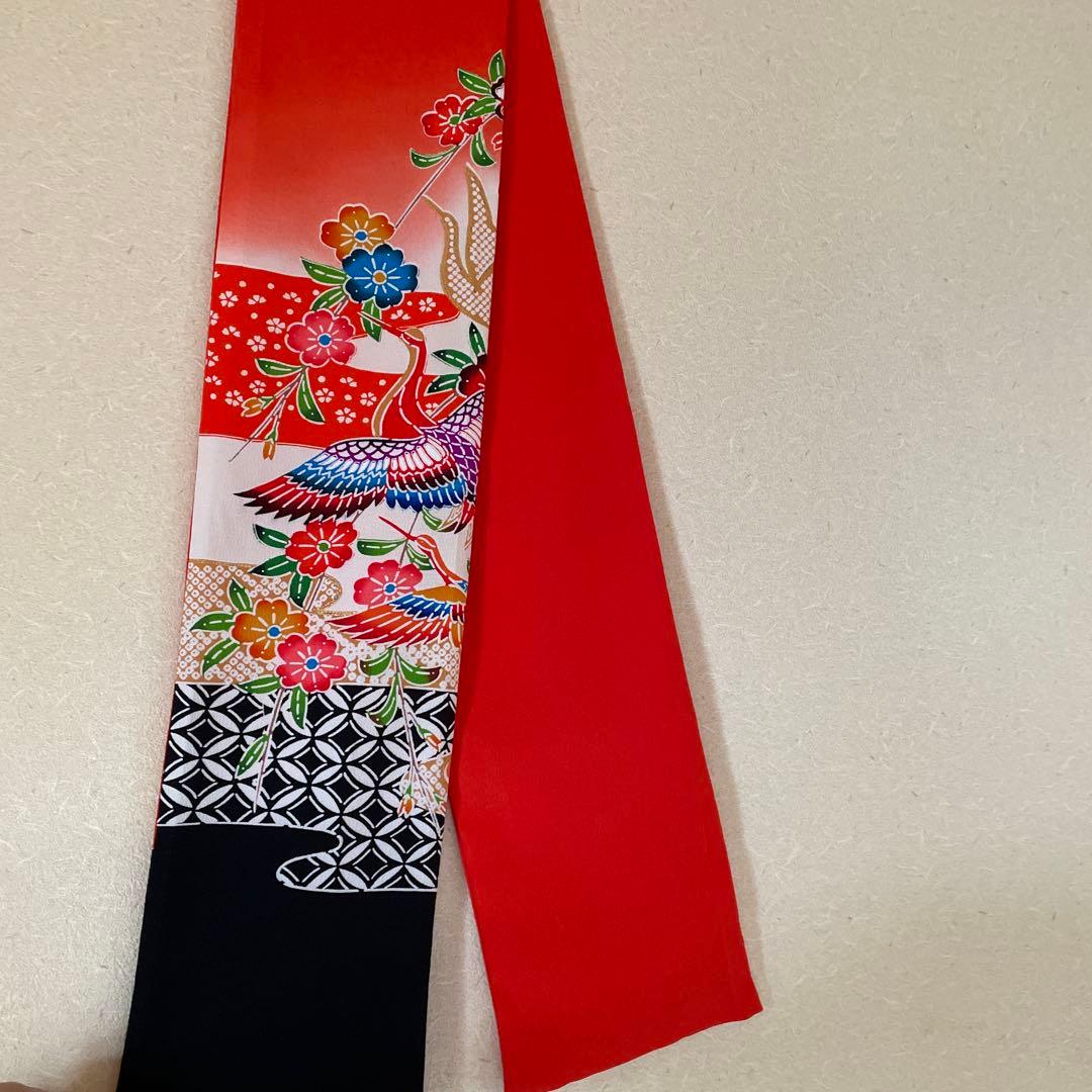 【1076】かわいい　チュニック　ストール付き　女児祝い着