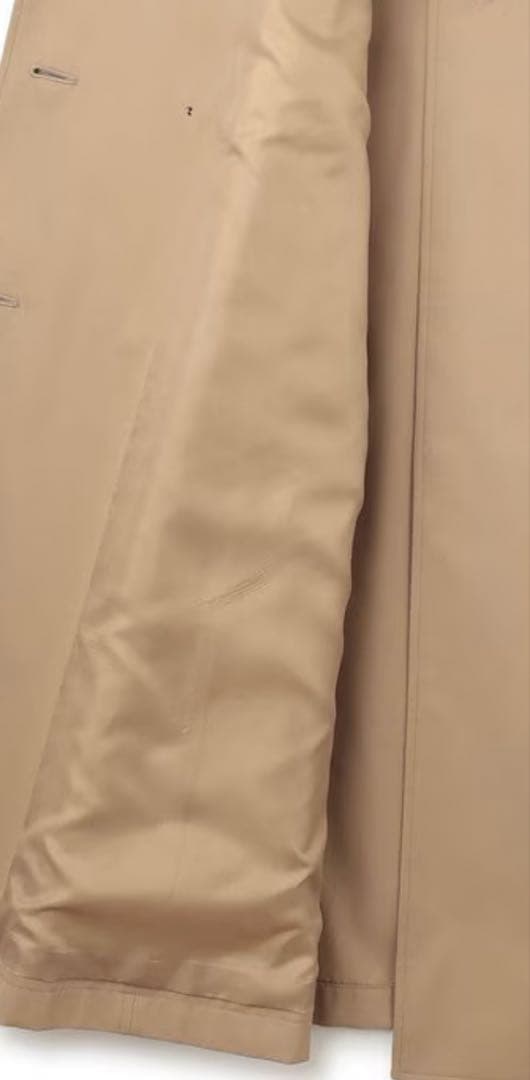 最終価格 美品23区コットンポリエステルギャバジン ロング トレンチコート36