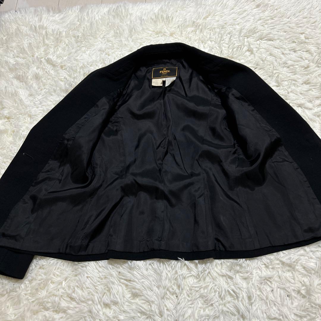 美品　FENDI フェンディ　スーツセットアップ　スカート　上下　黒