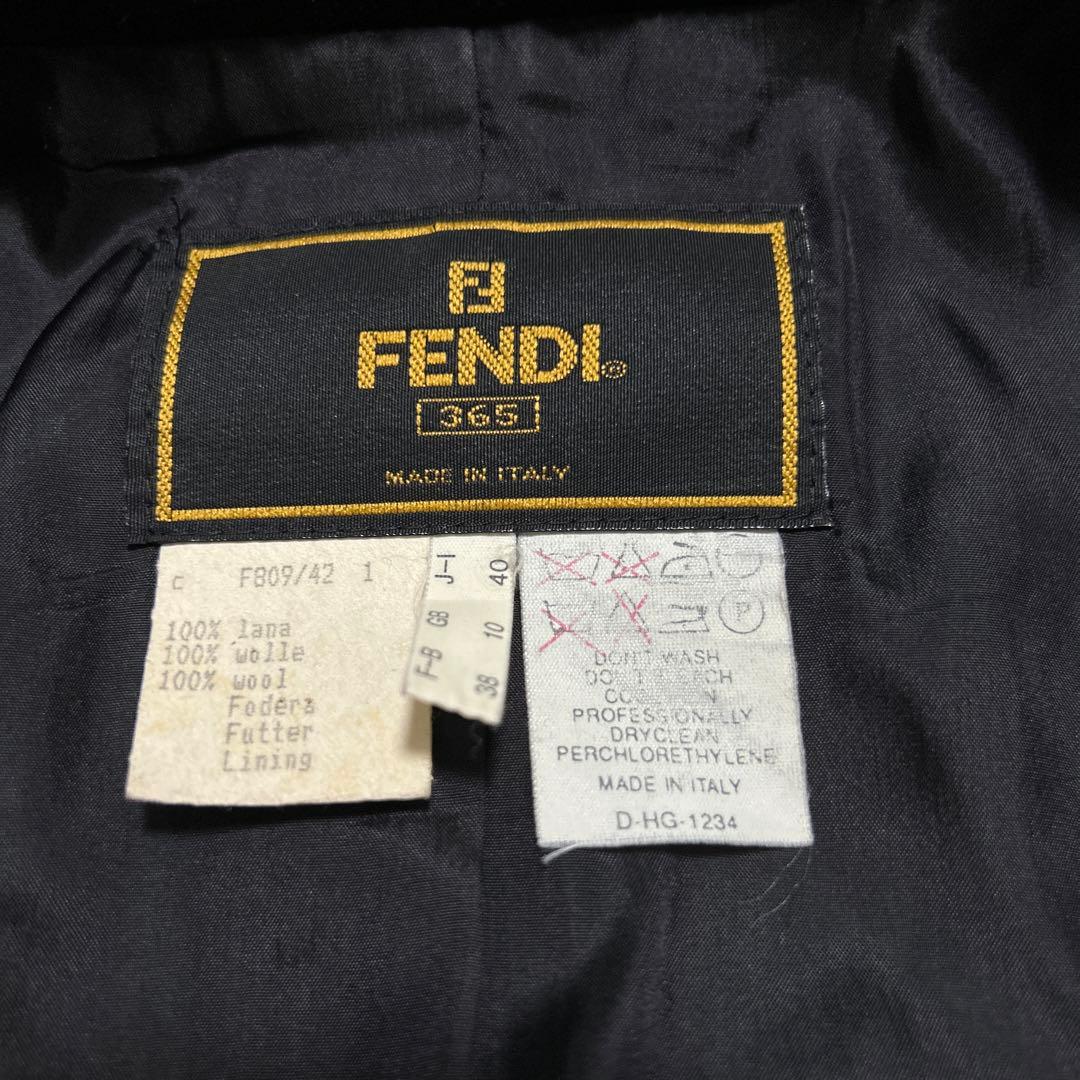 美品　FENDI フェンディ　スーツセットアップ　スカート　上下　黒
