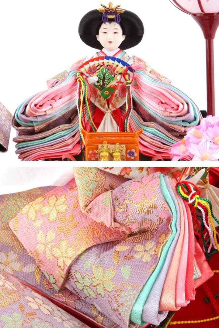 新品 2025年度新作 雛人形 ひな人形（親王飾り）清玉作 赤茶白檀塗