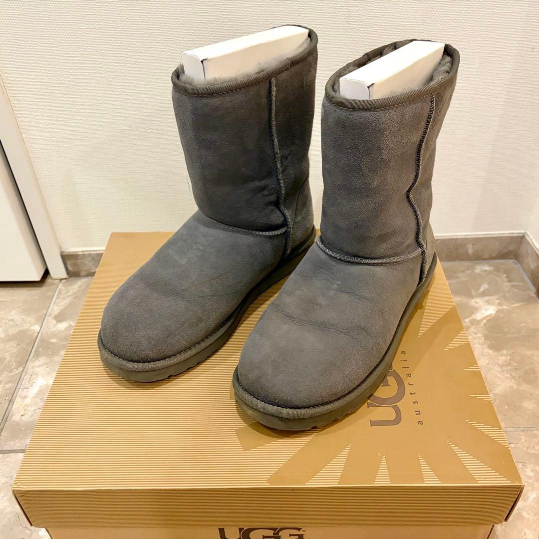 UGG ムートンブーツ　グレー　28ｃｍ