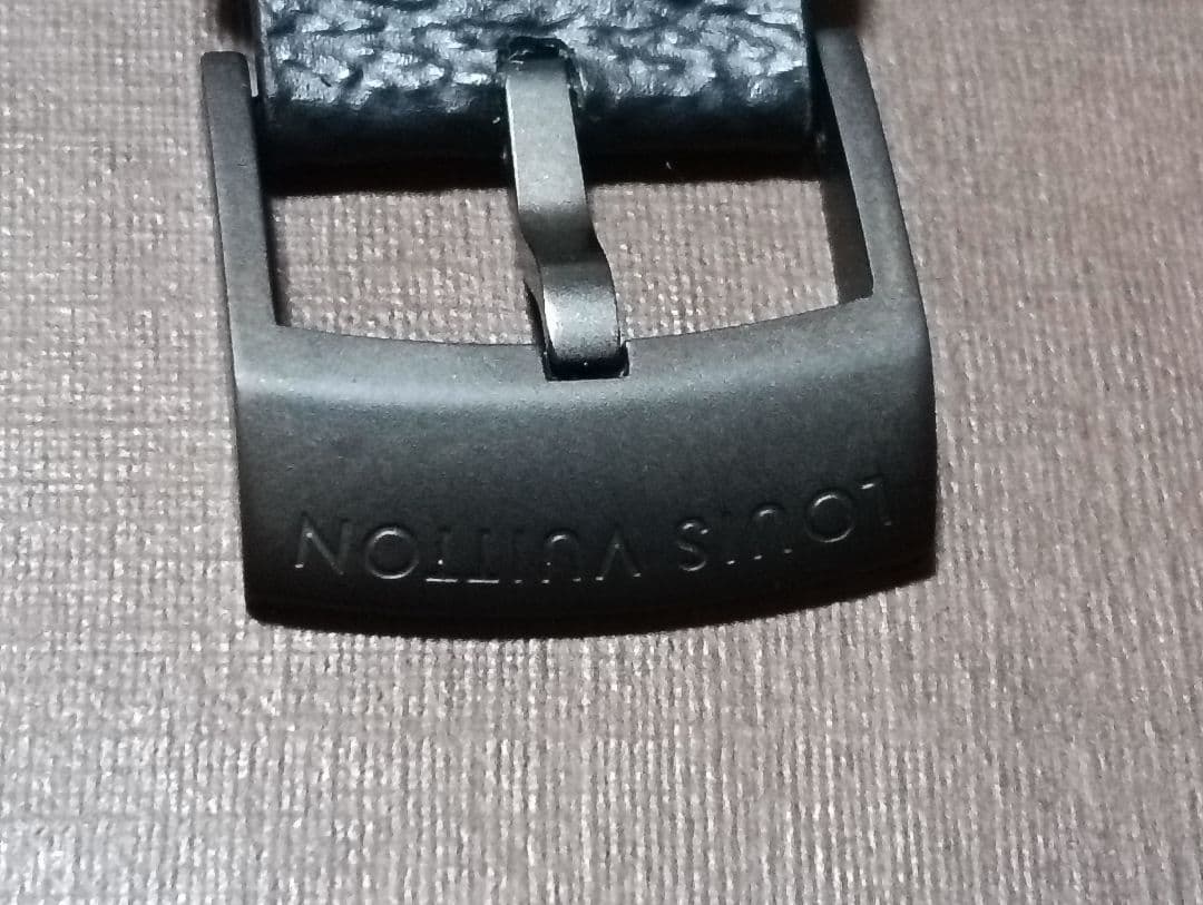 【白く光る】タンブールGM用 モノグラムレザーストラップ