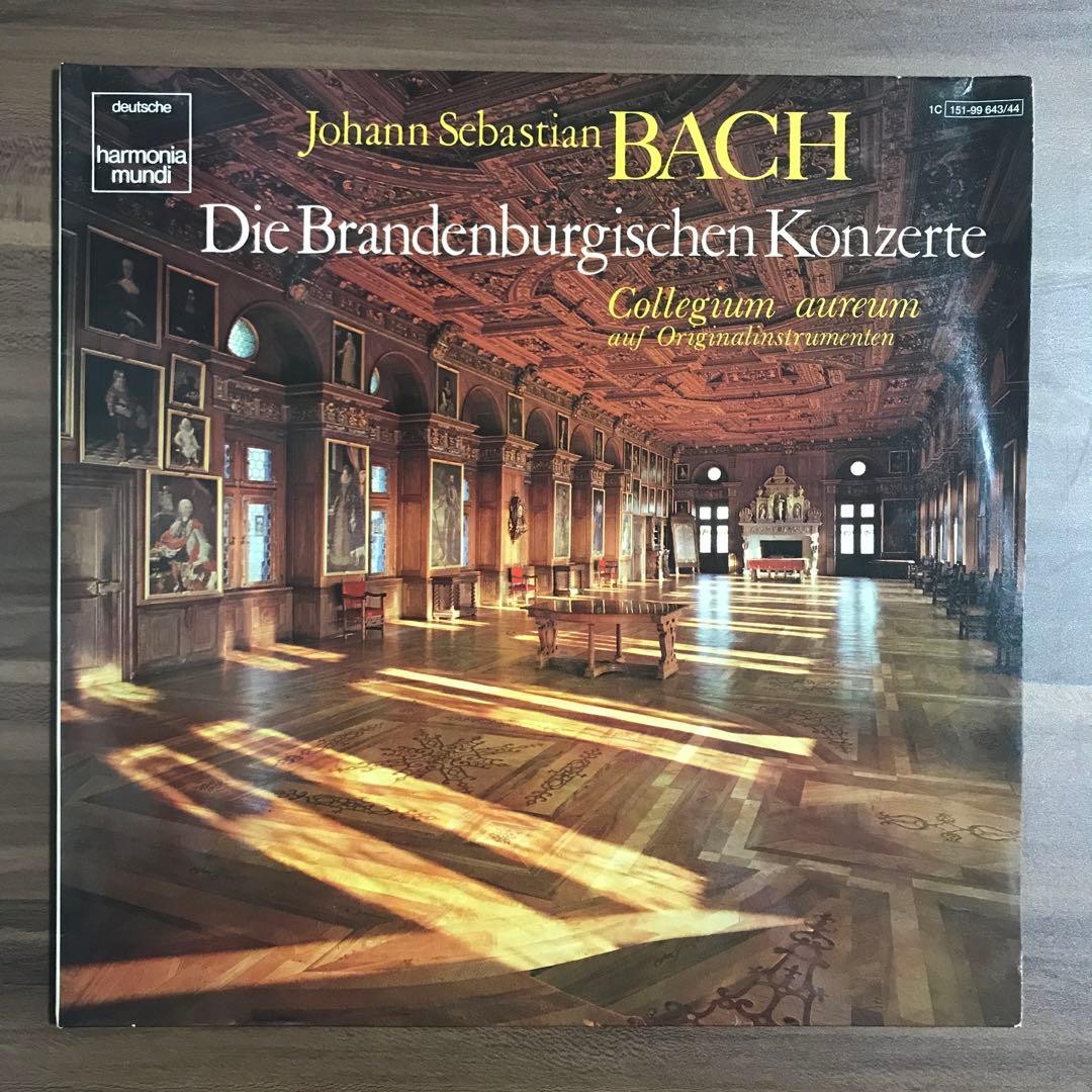 バッハ　ブランデンブルク協奏曲　LPレコード2枚