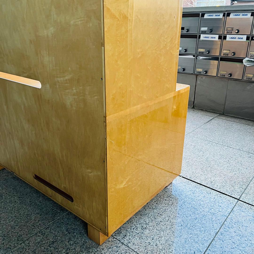 美品 IDC大塚 スプレンダー バーズアイメープル テレビボード キャビネット