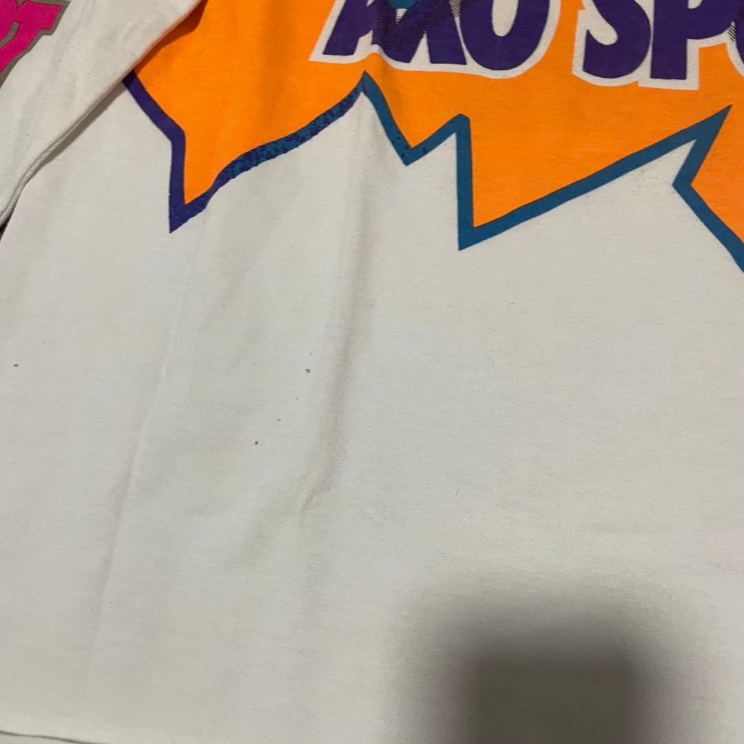 AXO SPORT ロングスリーブシャツ オレンジ/ピンク/ホワイト M