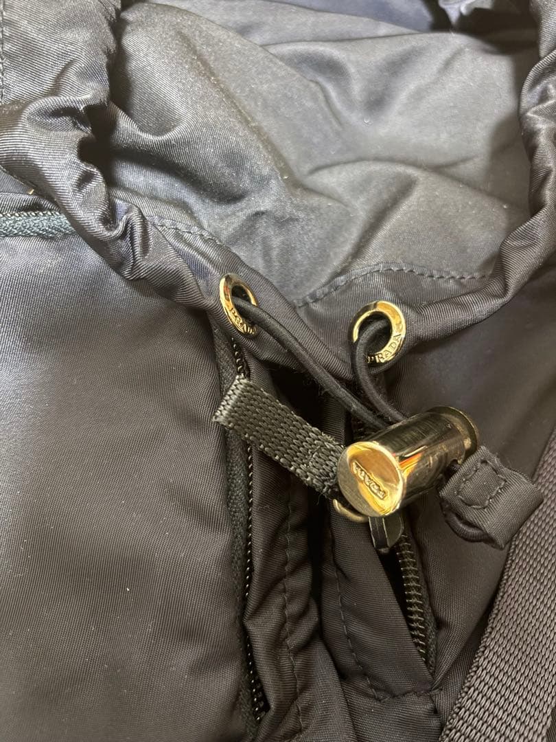 付属品あり　PRADA V136 リュック バックパック　ダークネイビー　濃紺