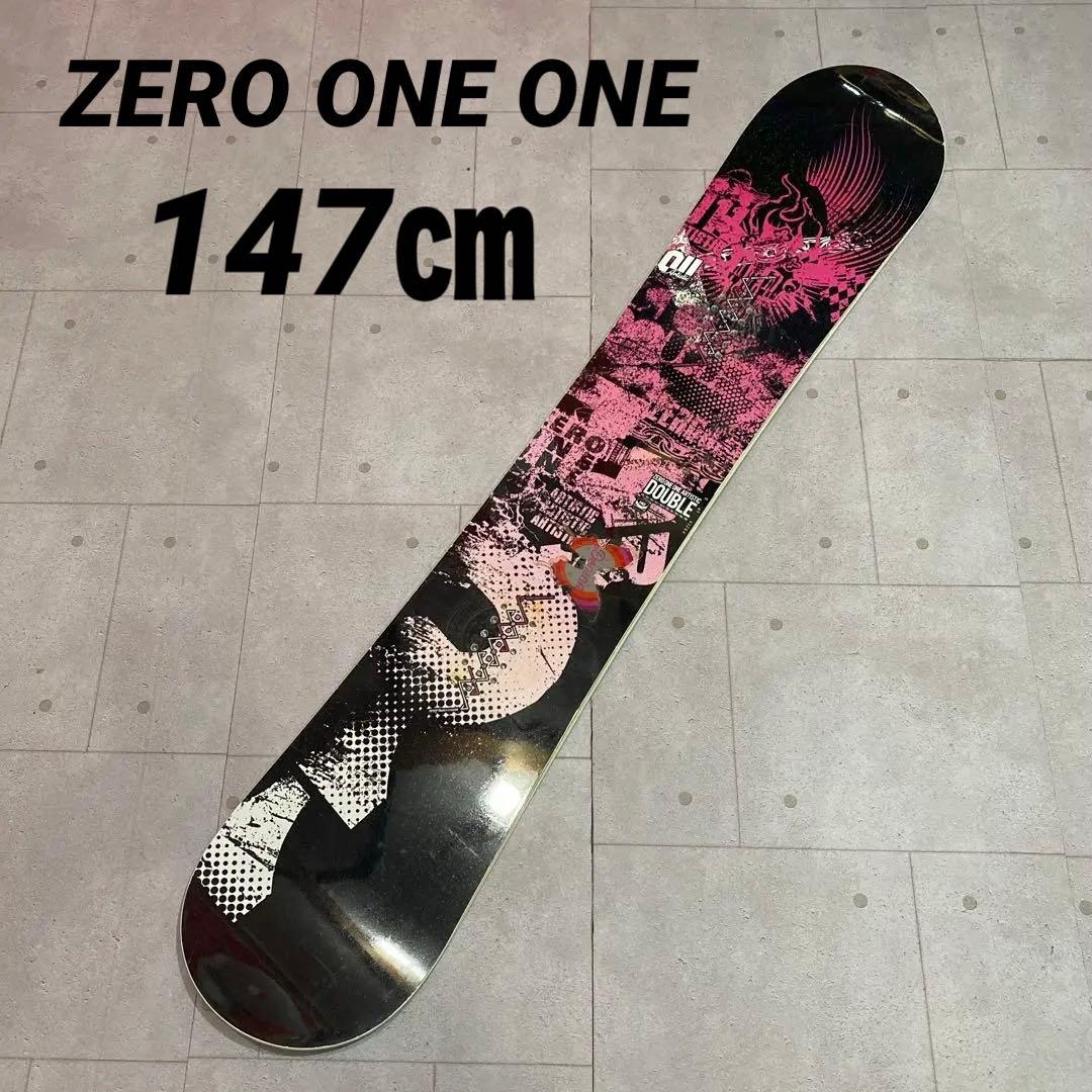 ★ZERO ONE ONE ゼロワンワン　011 スノーボード　ボード板 147