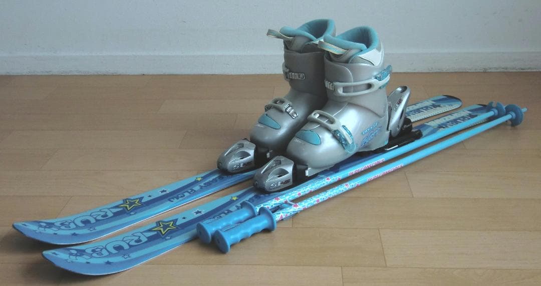 ■■12月・1月限定■送料無料■子供用スキーセット■板110靴21■WAX済■■