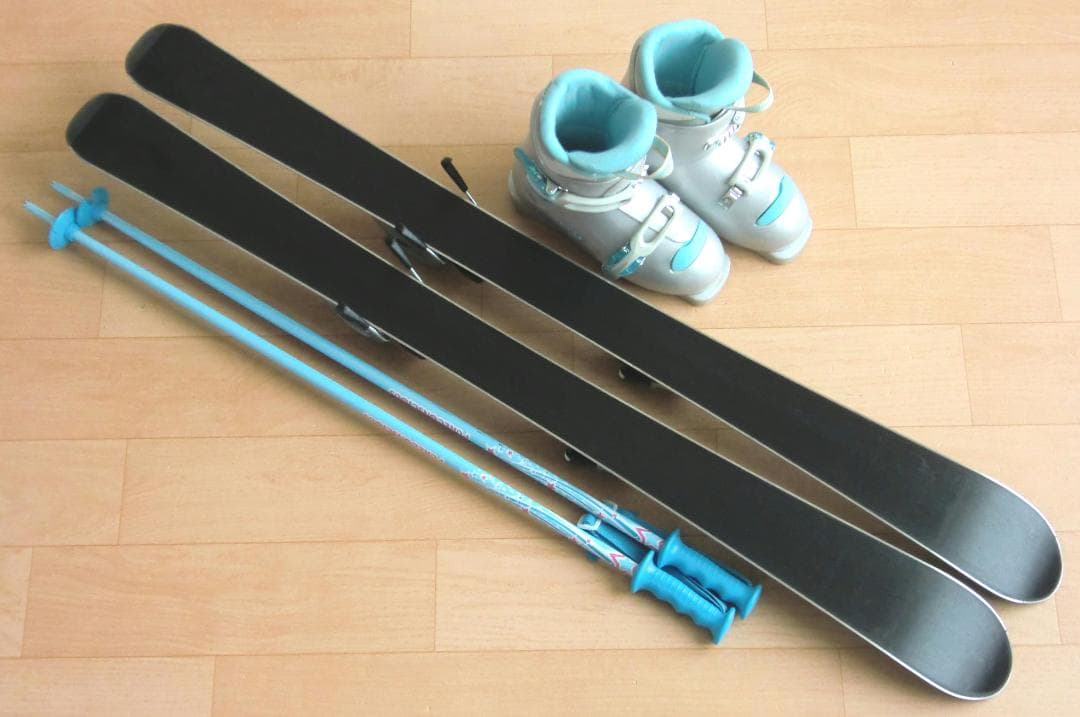 ■■12月・1月限定■送料無料■子供用スキーセット■板110靴21■WAX済■■