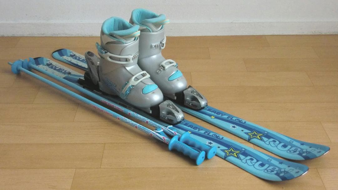 ■■12月・1月限定■送料無料■子供用スキーセット■板110靴21■WAX済■■