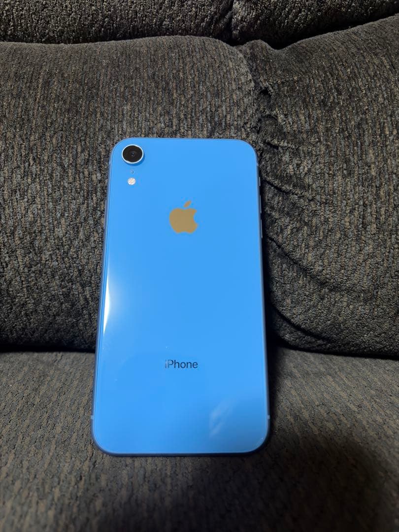 Apple iPhone XR ブルー 本体 美品 早い者勝ち‼️