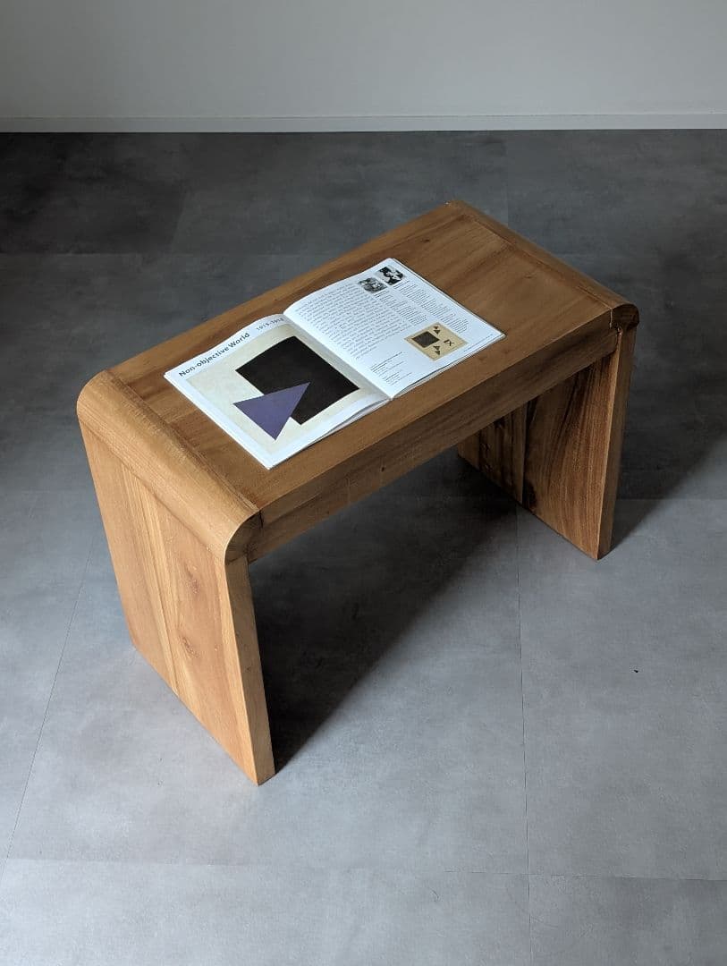 USED/カリッジマーケット チーク無垢材 サイドテーブル ベンチ 北欧