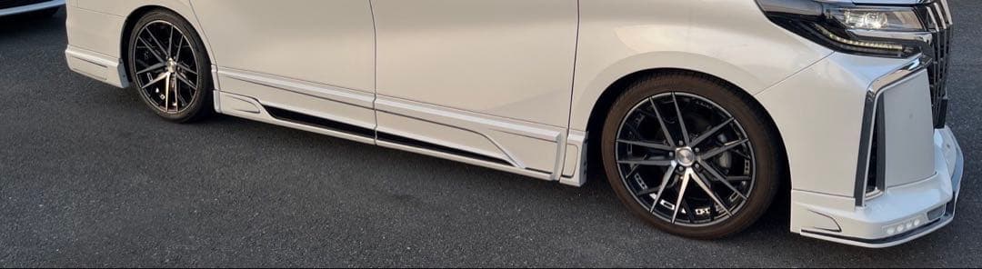 ROWENエアロ アルファード30 サイド リア リアウイング3点セット