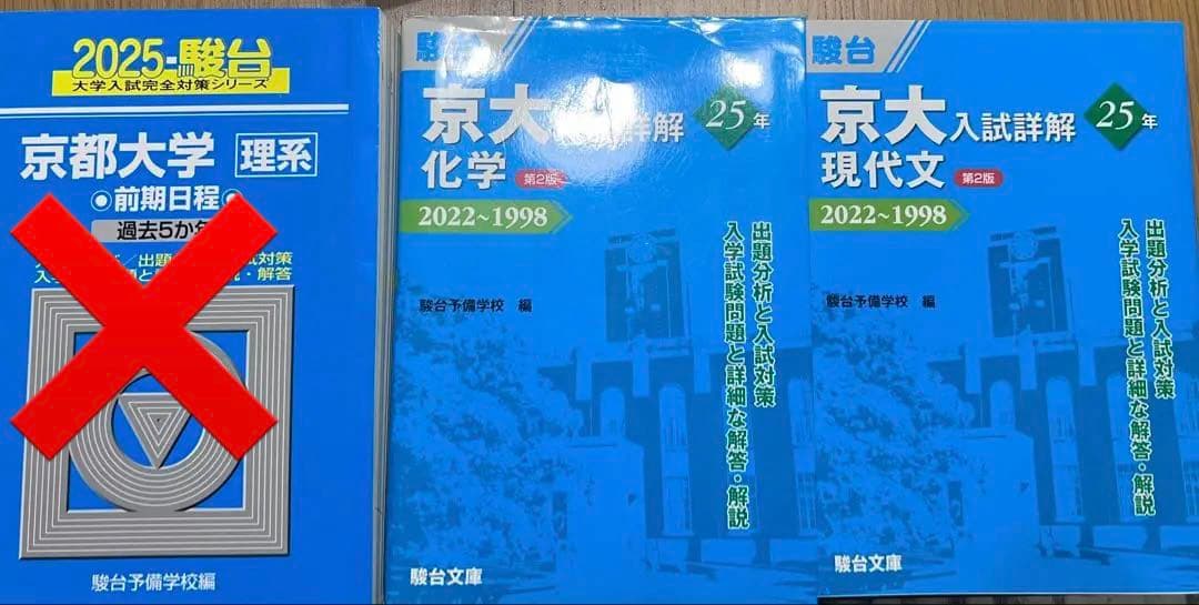 ここす⭐︎京都大学入試詳解 5冊セット 2022-1998